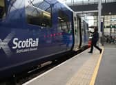 A number of ScotRail services have been delayed. 