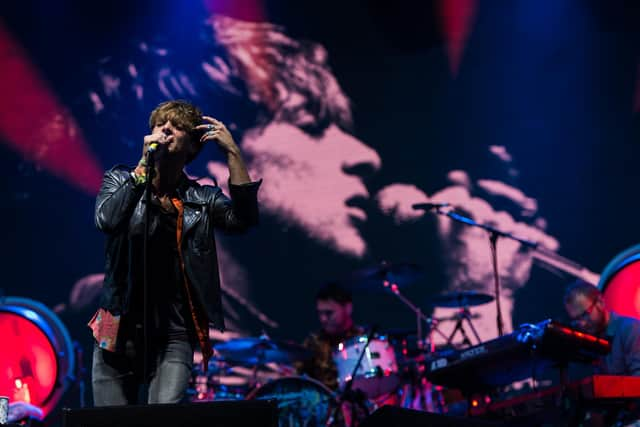 Paolo Nutini performs at Glastonbury Festival in 2014. Photo: Ian Gavan/Getty Images.