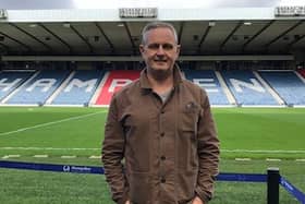 Euro 2020 volunteer John Reid from Kirkintilloch has received a pre-tournament pep-talk from Line of Duty actor Martin Compston and Scotlnd star John McGinn