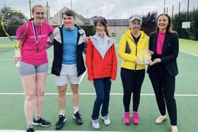 Clydesdale MSP Máiri McAllan visited the Accessible Tennis Club in Lanark on Friday.