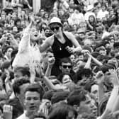 The crowd in George Square for the Glasgow's Big Day concert in June 1990.