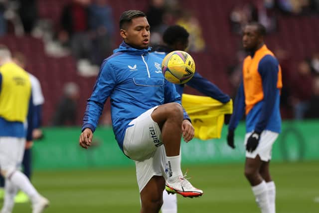 Rangers star Alfredo Morelos is a serious doubt for the Old Firm clash. (Photo by Craig Williamson / SNS Group)
