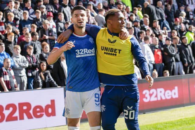 Rangers' Antonio Colak shoiwed why Giovanni van Bronckhorst was right to start him. (Photo by Alan Harvey / SNS Group)