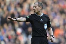 The kindest way to explain referee Willie Collum's performance at Ibrox on Saturday as he seemed to get three calls wrong that seemed costly to St Johnstone in their 2-0 loss to Rangers is that his officiating is marked out be eccentricities.  (Photo by Rob Casey / SNS Group)