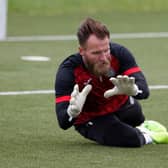 Jak Alnwick missed training in the lead-up to his side's 2-0 defeat at Ibrox after a disrupted fortnight. (Photo by Craig Williamson / SNS Group)