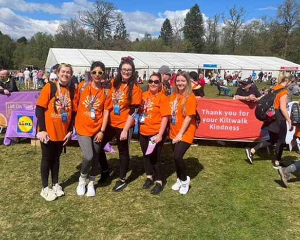 Bobbie, Jennifer, Melissa, Shahad and Patrycja from SP Energy Networks took part in the Kiltwalk