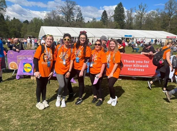 Bobbie, Jennifer, Melissa, Shahad and Patrycja from SP Energy Networks took part in the Kiltwalk