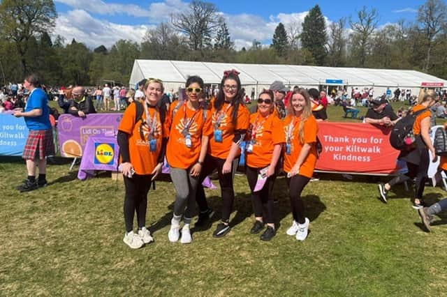 Bobbie, Jennifer, Melissa, Shahad and Patrycja from SP Energy Networks took part in the Kiltwalk