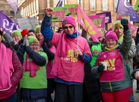 Strikes in Scotland (Photo by Jeff J Mitchell/Getty Images)