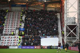 Away fans will get less tickets when they visit Hearts at Tynecastle next season. Pic: SNS