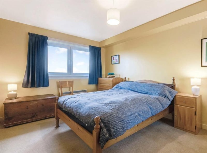 The master bedroom.