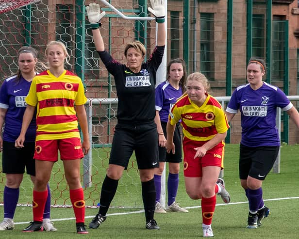 Rossvale were comfortable winners over Buchan Ladies (pic: Kelly Neilson)