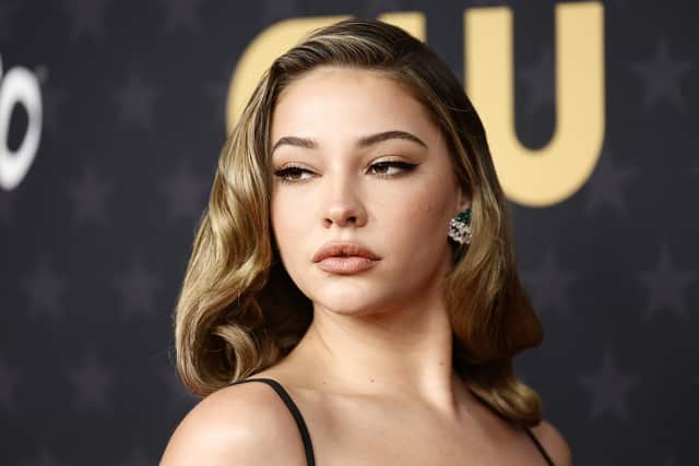 LOS ANGELES, CALIFORNIA - JANUARY 15: Madelyn Cline attends the 28th Annual Critics Choice Awards at Fairmont Century Plaza on January 15, 2023 in Los Angeles, California. (Photo by Frazer Harrison/Getty Images):Madelyn Cline