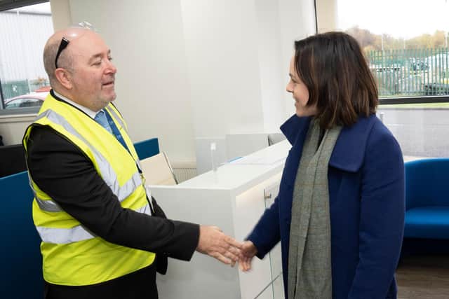 Martin Mckay, Chief Executive of Clyde Gateway met with the Deputy First Minister of Scotland in Glasgow