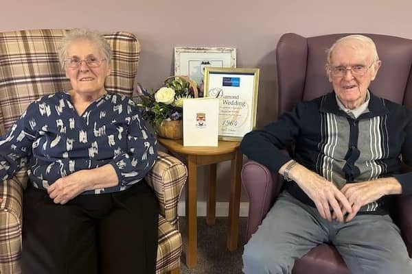 Robert and Lynn Twaddle celebrating 60 years together
