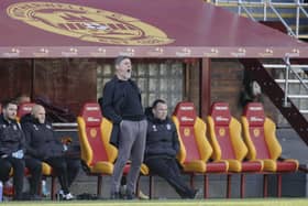 Graham Alexander was disappointed with his side's second half display against Rangers (Pic by Ian McFadyen)