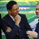 Labour leader Sir Keir Starmer and Scottish Labour leader Anas Sarwar are all smiles during a tour of St Fergus Gas Terminal in Peterhead. Picture: Jeff J Mitchell/Getty Images