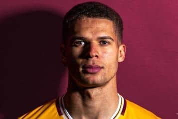 American striker Joe Efford (Pic courtesy of Motherwell FC)