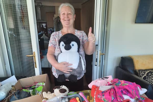 Janice Coulter hopes to raise even more funds this weekend with her garden sale.
