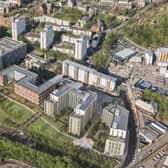 A CGI of how the new development will fit into the Collegelands regeneration project in the Calton area of Glasgow, which was started in 2004.