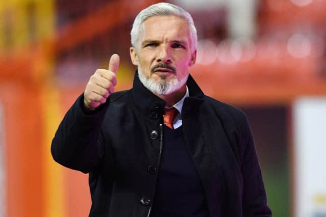 Aberdeen manager Jim Goodwin has given his squad the heads -up about the importance to the club's fans of looking to thumbing Rangers' noses in it ahead of their Ibrox visit. (Photo by Mark Scates / SNS Group)