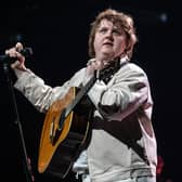 Lewis Capaldi on the opening night of his UK tour at First Direct Arena, Leeds. Picture: Anthony Longstaff