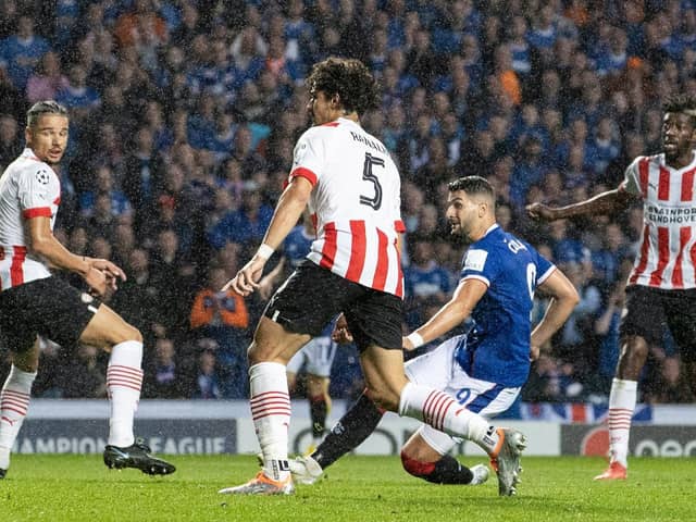 Antonio Colak was on target for Rangers in the first half.