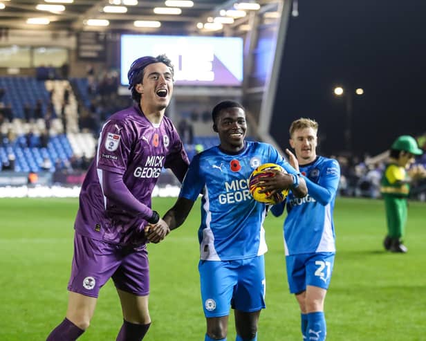 Peterborough United’s Kwame Poku
