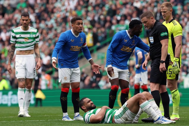 It wouldn't be an Old Firm match without some fouls.