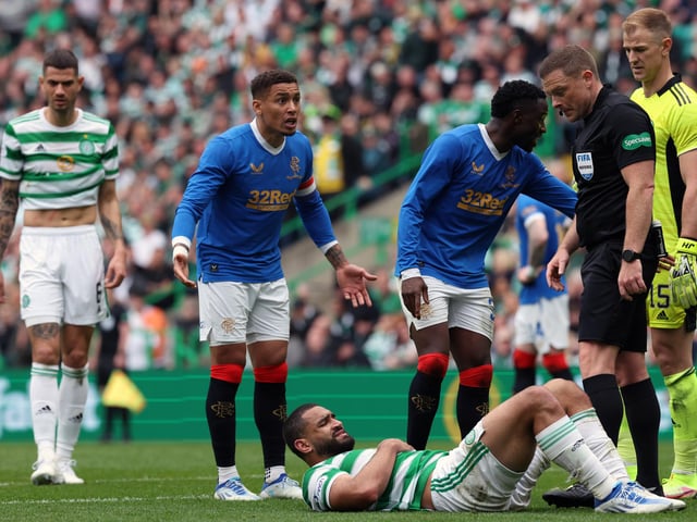 It wouldn't be an Old Firm match without some fouls.