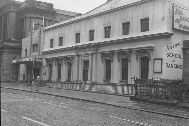 Exterior of Warren's Albert Ballroom and School of Dancing in Bath Street - June 1965.