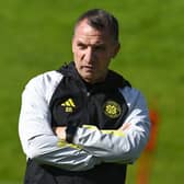 Celtic manager Brendan Rodgers has much to ponder in acknowledging that his transfer plans have been altered by recent developments. (Photo by Rob Casey / SNS Group)