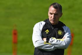 Celtic manager Brendan Rodgers has much to ponder in acknowledging that his transfer plans have been altered by recent developments. (Photo by Rob Casey / SNS Group)