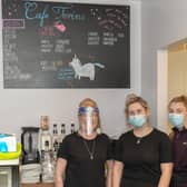 Staff at Cafe Torino at Bishopbriggs