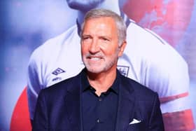 Former Scottish Liverpool football captain Graeme Souness poses upon arrival to attend the World Premiere of ROBBO: The Bryan Robson Story, in Manchester, northern England on November 25, 2021. (Photo by Lindsey Parnaby / AFP) (Photo by LINDSEY PARNABY/AFP via Getty Images)