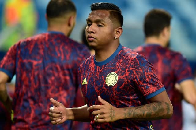Rangers' Alfredo Morelos was not part of the Colombia matchday squad to face Bolivia and has now been sent home.
