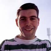 John Hughes, the former Celtic forward, pictured during season 1965/66, has passed away at the age of 79.