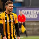 Ryan Finnie playing for Berwick Rangers against Bo'ness United in the Scottish Lowland Football League in November (Photo: Scott Louden)