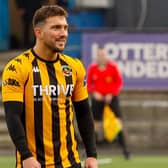Ryan Finnie playing for Berwick Rangers against Bo'ness United in the Scottish Lowland Football League in November (Photo: Scott Louden)