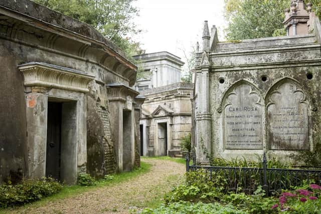 One of the world’s most famous cemeteries, Highgate is home to many notable figures of the last several hundred years, from Karl Marx, to Malcolm McLaren, to Douglas Adams. The cemetery houses more than 170,000 people in 53,000 graves, many of which feature striking gravestones and sculptures.