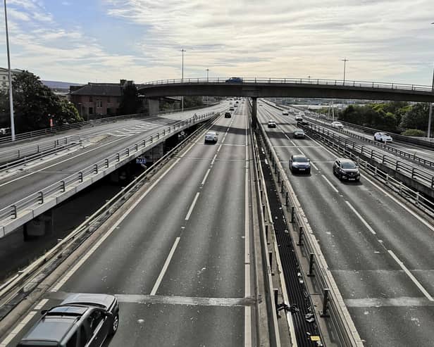 The M8 motorway will again see weekend closures Picture: David MacArthur/University of Glasgow