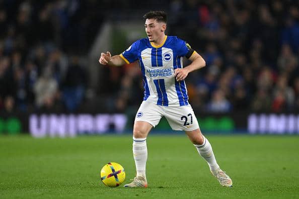 Billy Gilmour of Brighton & Hove Albion will start against Bournemouth