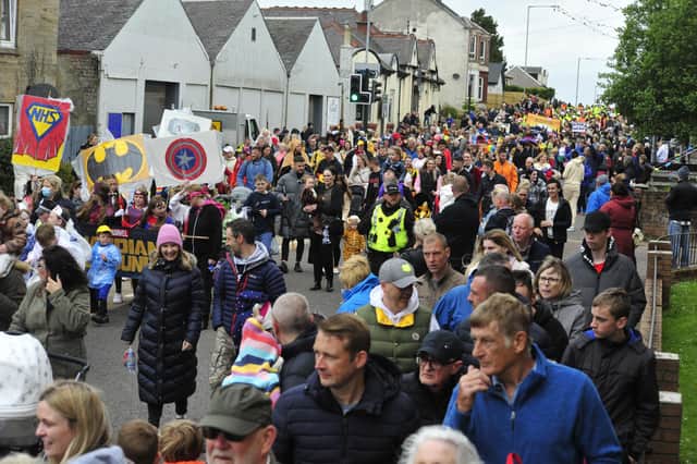 The town was a sea of people and characters for the Gala Day's return after the pandemic lockdowns.
