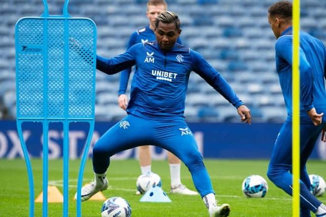 Alfredo Morelos is closing in on an injury return after being sidelined for almost five months with a thigh problem. (Photo by Rob Casey / SNS Group)