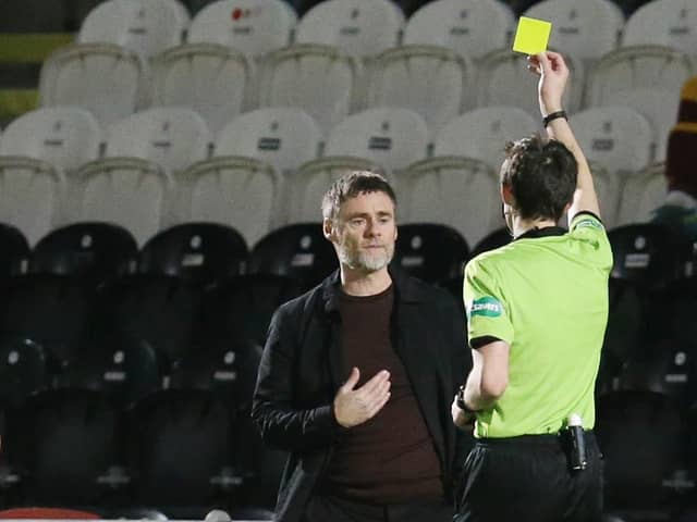 Motherwell manager Graham Alexander during a previous trip to St Mirren