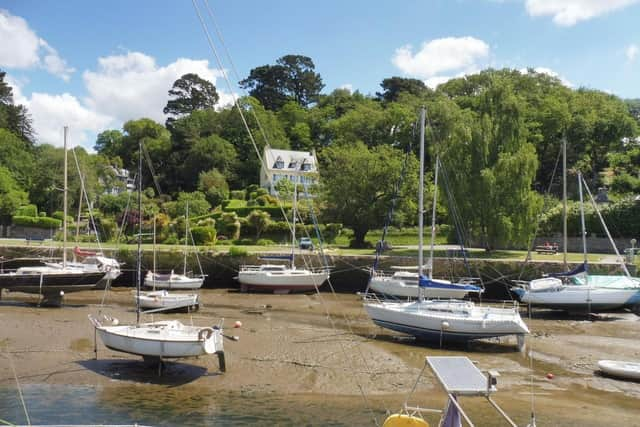 The harbour at Pont-Aven.