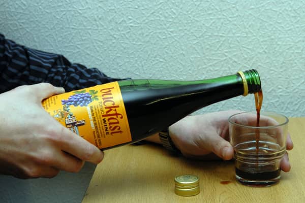 Buckfast Tonic Wine, a brand of fortified wine. 