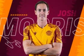 Josh Morris has signed a two-year contract with Motherwell (Pic courtesy of Motherwell FC)