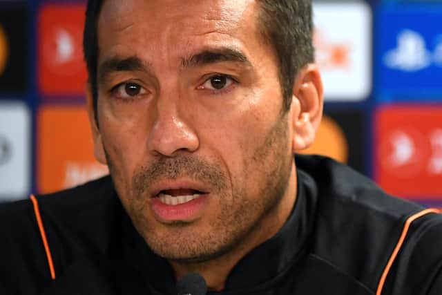 Giovanni van Bronckhorst's position as Rangers manager is under intense scrutiny.