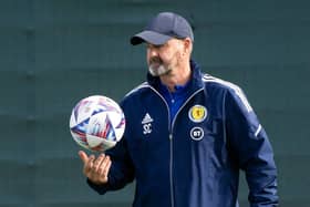 Scotland head coach Steve Clarke